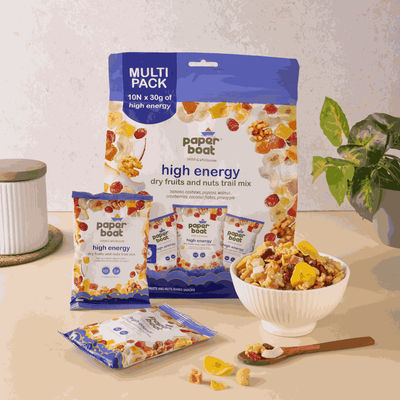 Paper Boat High Energy Dry Fruits & Nuts Trail Mix (Pack Of 10)