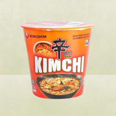 Korean Nongshim Kimchi Cup Noodle Soup Veg