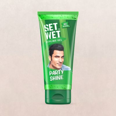 Set Wet Hair Gel for Men Vertical Hold Strong Hold Tube