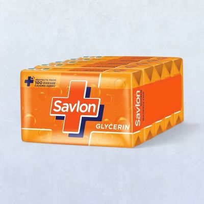 Savlon Glycerin Soap Bar, Germ Protection, for Soft & Supple Skin
