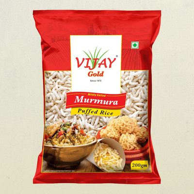 Vijay Gold Murmura Pouch | Artificial Flavour-free