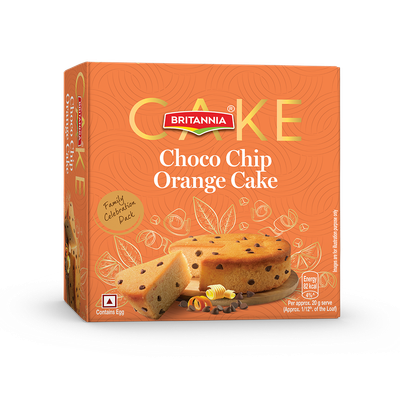 Britannia Choco Chip Orange Cake