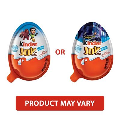 Kinder Joy Chocolate Snack With Surprise Blue