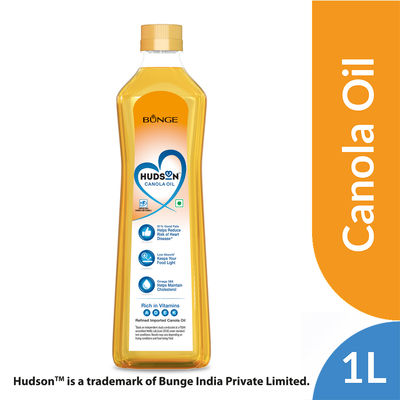 Hudson Canola Oil 1L (Pet bottle)