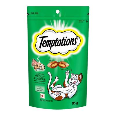 Temptations Adult Seafood Medley Flavour Cat Treats