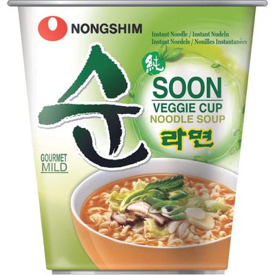Nongshim Korean SoonVeggie Cup Noodle Soup Veg