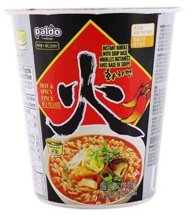 Paldo Korean Hwa Ramyun Korean Cup Noodles Veg