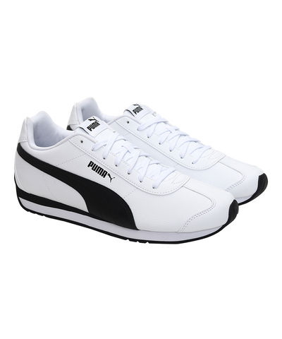 Puma Unisex Turin 3 Sneakers White and Black Uk/Ind - 7