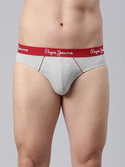 Pepe Jeans Men's Brief | Grey Melange | L