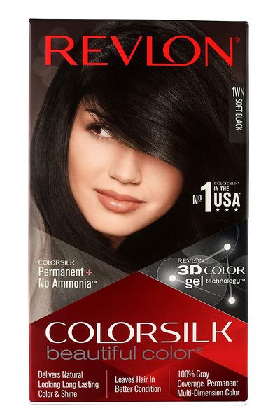 Revlon Colorsilk Hair Color with Keratin - Soft Black