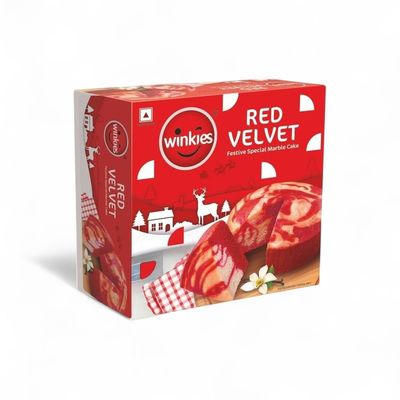 Winkies Red Velvet Marble Cake
