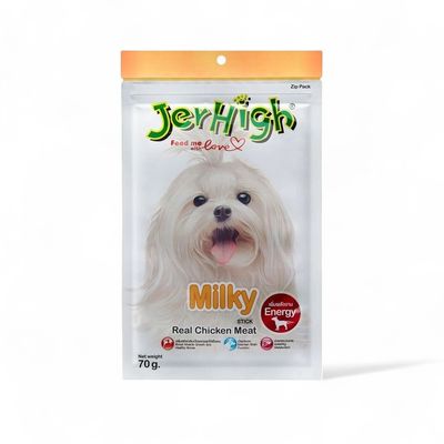 Jerhigh Milky Stick Young Adult Dog Food Real Chicken Meat