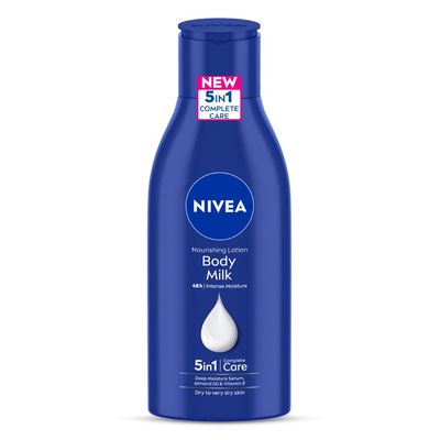 NIVEA Nourishing Body Lotion Body Milk|48 H Moisturization|2X Almond Oil|For Very Dry Skin