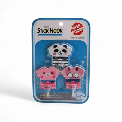 Se7En Multipurpose Hook | Assorted Design | 3 Pcs