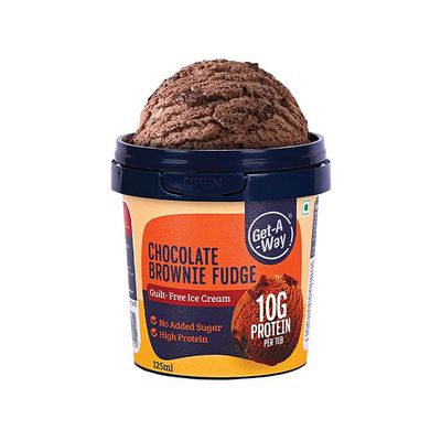 Get-A-Way Chocolate Brownie Fudge Ice Cream Cup