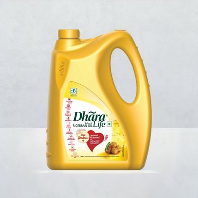Dhara Ricebran Refined Oil | Jar