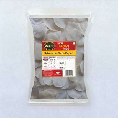 Wellfry Sabudana Chips Papad | Upwas Papad | Fast Papad | Sendha Namak