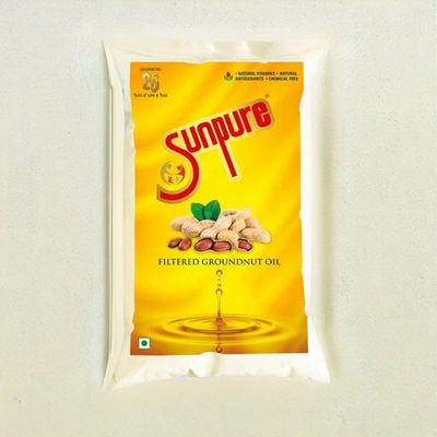 Sunpure Filtered Groundnut Oil | Pouch