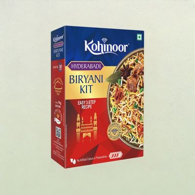 Kohinoor Ready To Cook Hyderabadi Biryani Kit