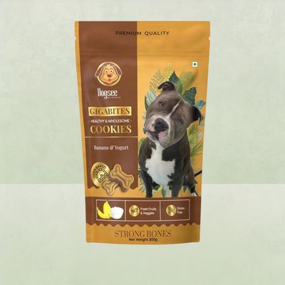 Dogsee Gigabites Cookies Banana & Yogurt