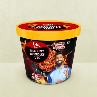 Korean Yu Red Hot Cup Noodles - Korean Chilli Flavour Veg