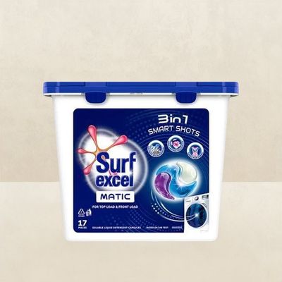 Surf Excel Matic 3 in 1 Detergent Pods