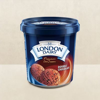 London Dairy Double Chocolate Ice Cream cup