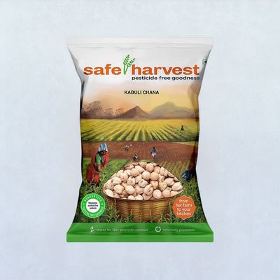 Safe Harvest Pesticide-Free Kabuli Chana | Vegan | Gluten Free