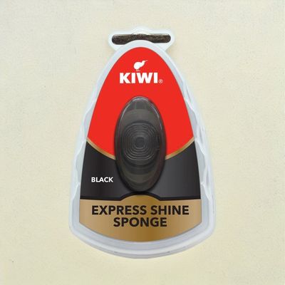 Kiwi Express Shine Sponge, Instant Shine For Black Leather