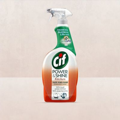 Cif Power & Shine Kitchen Cleaning Spray | 100% Tough Grease Removal