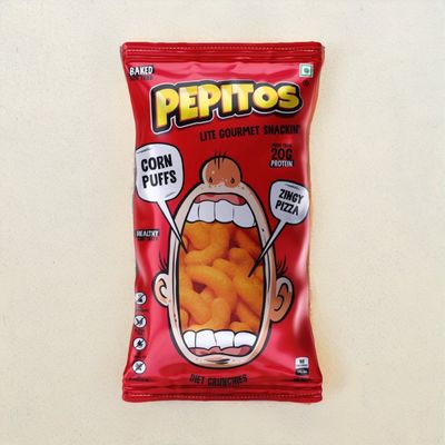 Pepitos Corn Puffs Zingy Pizza