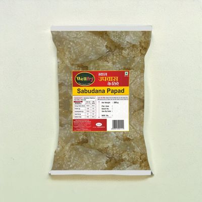 Wellfry Sabudana Papad | Upwas Papad- Fast Papad- Sendha Namak
