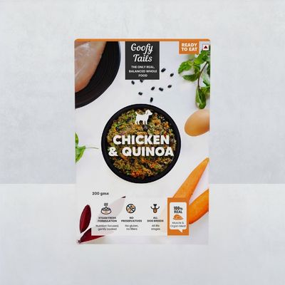 Goofy Tails Chicken and Quinoa Fresh Food for Dogs and Puppies