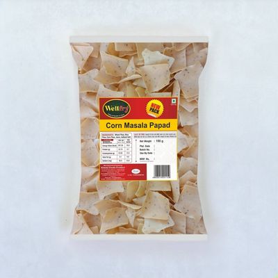 Wellfry Corn Millet Papad