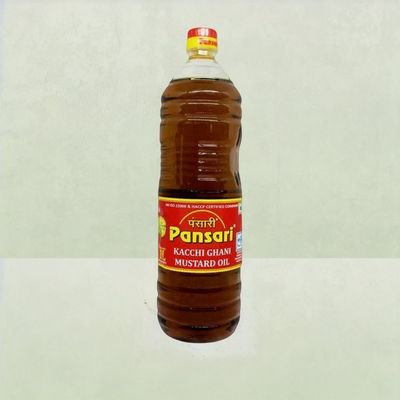 Pansari Kachi Ghani Mustard Oil - Bottle