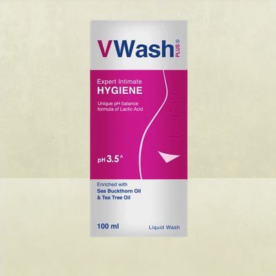 Vwash Plus Expert Intimate Hygiene Wash for Women With pH 3.5