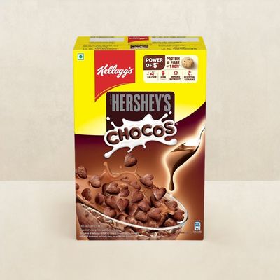 New Kellogg's Hersheys Chocos With Power Of 5+ Protein & Fibre Of 1 Roti