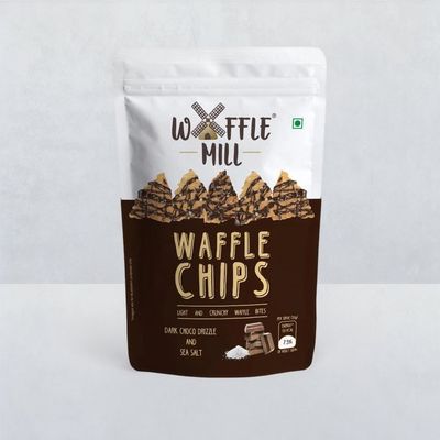 Waffle Mill Chips Dark Choco Drizzle And Sea Salt