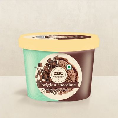 NIC Belgian Chocolate Ice Cream Cup