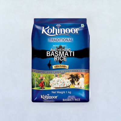 Kohinoor Extra Long Basmati Rice with 2 years Grain Age | Polished
