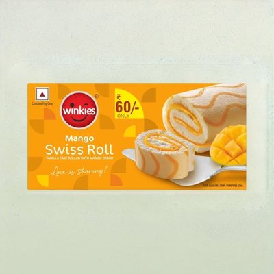 Winkies Swiss Roll Mango