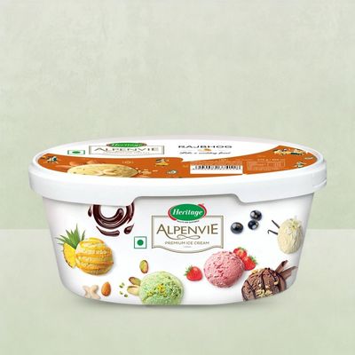 Heritage Alpenvie Rajbhog Ice Cream Tub