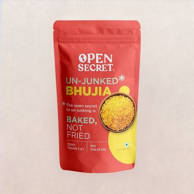 Open Secret Baked Bhujia Sev, Healthy Snack, Namkeen, Zero Palm Oil, Zero Trans Fat, No Cholesterol