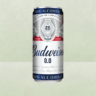 Budweiser 0 Non Alcoholic Beer Can