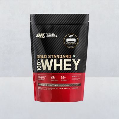 Optimum Nutrition (ON) 100% Whey Gold Standard Powder Double Rich Chocolate1 lb