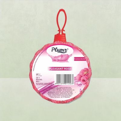 Plumz Premium Round Air Freshener Rose