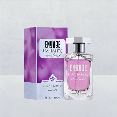 Engage L'Amante Sunkissed Eau De Parfum for Women, Floral Fragrance Scent