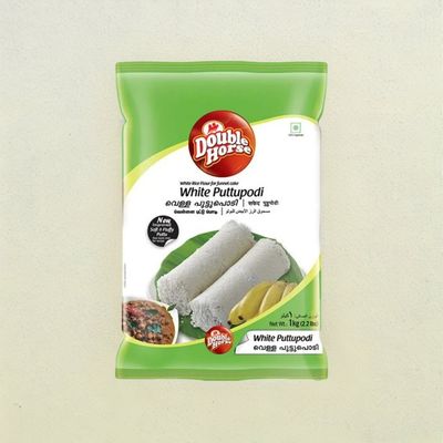 Double Horse White Puttupodi Rice Flour PouchPreservative-free