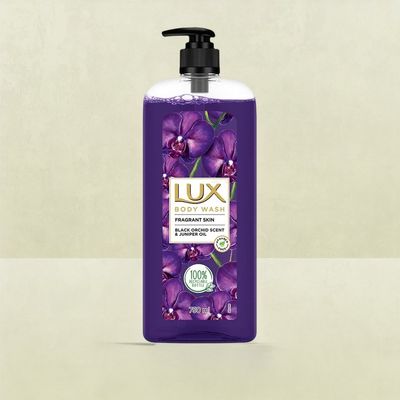 Lux Body Wash Fragrant Skin Black Orchid Scent & Juniper Oil Supersaver With Long Lasting Fragrance