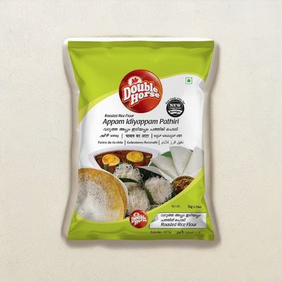 Double Horse Organic Idiyappam Flour PouchGluten-free and Preservative-free